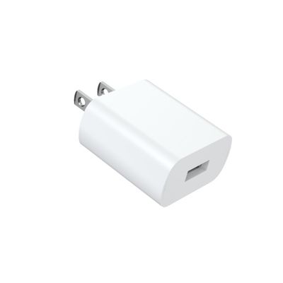 Plastic Single USB Fixed Plug UL FCC 5V1A US USB Charger