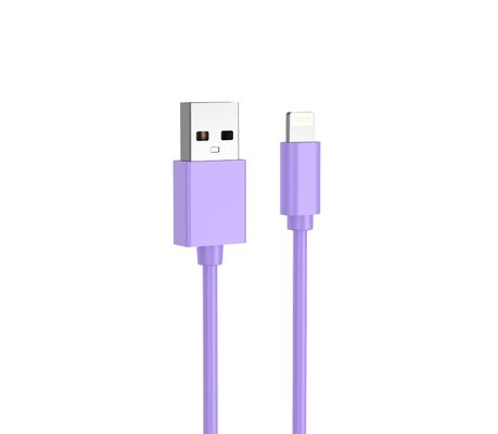 Lightning C89 USB A To Lightning MFI PVC Round Cable 5V2.4A
