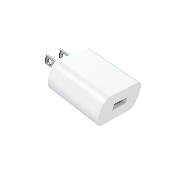 Single USB Fixed Plug UL FCC 5V1A US USB Charger DOE VI