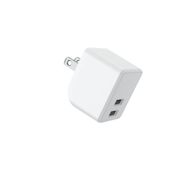 5V2.4A FCC DOE VI USA Wall Charger Flip Foldable Prong
