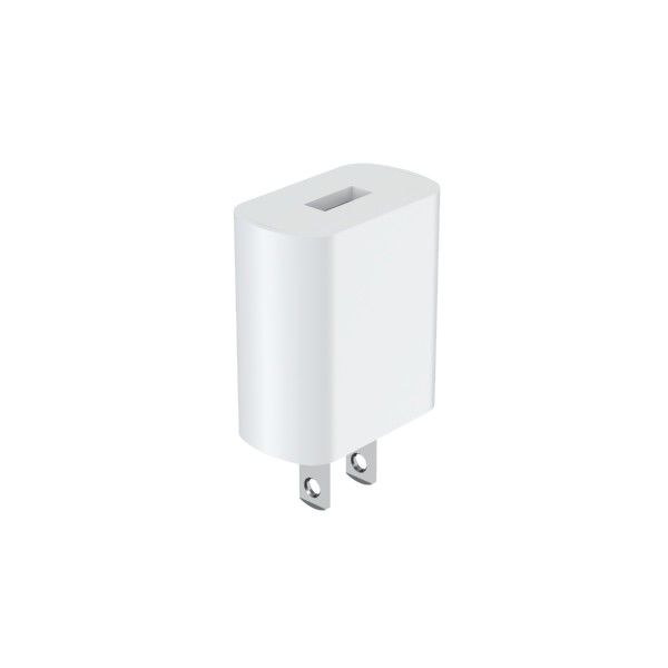 Plastic Single USB Fixed Plug UL FCC 5V1A US USB Charger