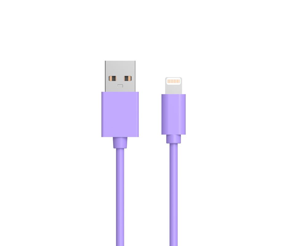 Lightning C89 USB A To Lightning MFI PVC Round Cable 5V2.4A